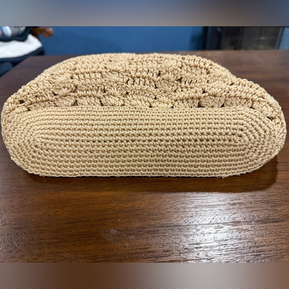 The Sak double strap crochet shoulder bag coastal beach tote - Picture 12 of 14